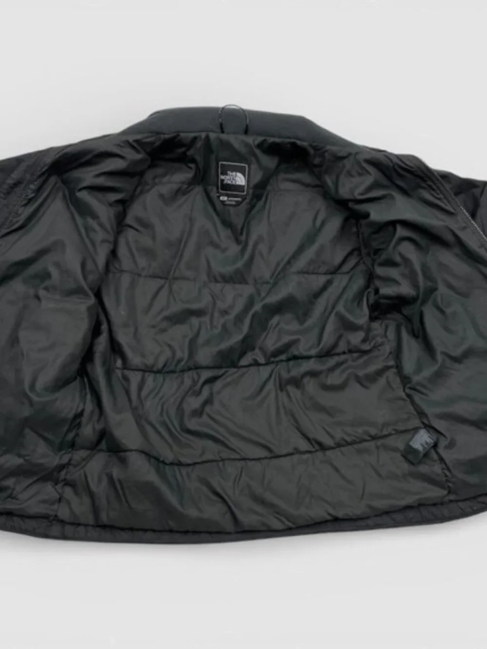 The North Face Black Nylon Zip Up Lightweight Puffer Jacket Men's S